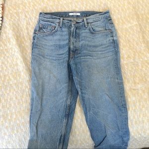 GRLFRND Helena High Rise Straight Jean!